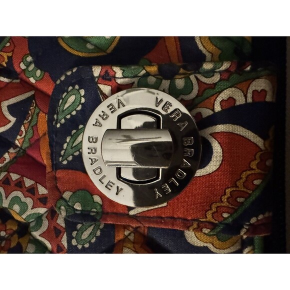 Vera Bradley Womens  Inner Outer Pockets Zip Around Bifold Wallet - Picture 3 of 6